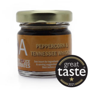 Peppercorn sauce for steak